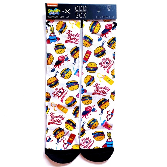 Nickelodeon Other - Nickelodeon Spongebob Krusty Krab Odd Sox Socks